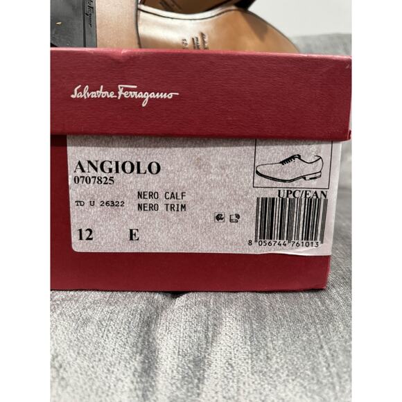 Salvatore Ferragamo Angiolo (Nero Calf/Trim) sz. 12E main image 9